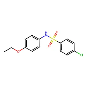 4-chloro-N-(4-ethoxyphenyl)benzenesulfonamide structure