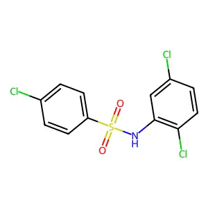 2',4,5'-Trichlorobenzenesulfonanilide structure