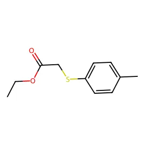 ethyl 2-(p-tolylthio)acetate structure