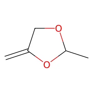 2-Methyl-4-methylene-1,3-dioxolane structure