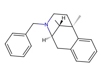 Deoxy-N-benzylnormetazocine structure