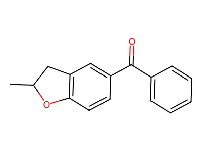 (2-Methyl-2,3-dihydro-1-benzofuran-5-yl)(phenyl)methanone structure