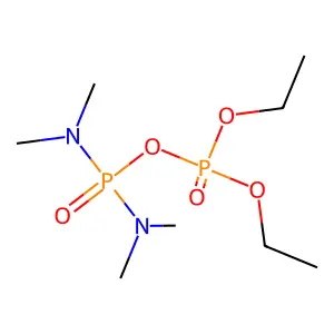 P,P-Diamidodiphosphoric acid, N,N,N',N'-tetramethyl-, diethyl ester structure