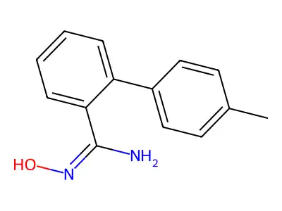 4'--Methylbiphenyl-2-carboxamidoxime structure