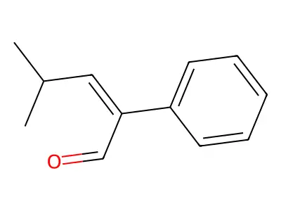4-Methyl-2-phenylpent-2-enal structure