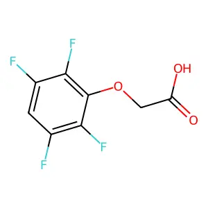 2-(2,3,5,6-Tetrafluorophenoxy)acetic acid structure