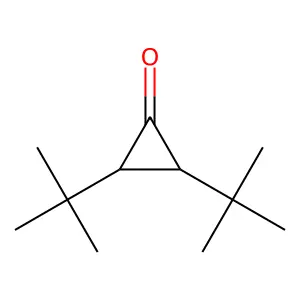 Cyclopropanone, 2,3-bis(1,1-dimethylethyl)-trans- structure