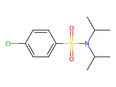 Bis(methylethyl)[(4-chlorophenyl)sulfonyl]amine structure