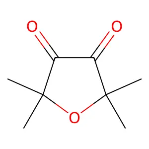3,4(2H,5H)-Furandione, 2,2,5,5-tetramethyl- structure