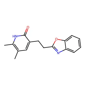 3-[2-(Benzoxazol-2-yl)ethyl]-5,6-dimethylpyridin-2(1H)-one structure