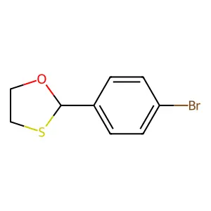 1,3-Oxathiolane, 2-(4-bromophenyl)-, (S)- structure