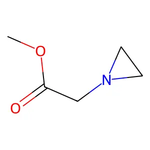 1-Aziridineacetic acid, methyl ester structure