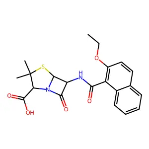 萘夫西林 structure