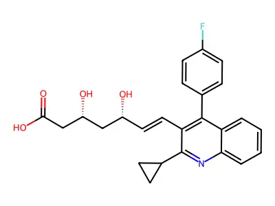 匹伐他汀 structure