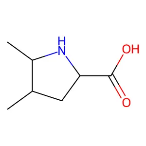 L-Proline, 4,5-dimethyl-, (2alpha,4beta,5beta)-(9CI) structure