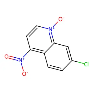 7-氯-4-硝基喹啉1-氧化物 structure