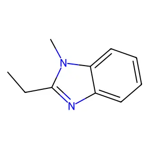 2-Ethyl-1-methylbenzimidazole structure