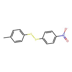 4-Nitrophenyl p-tolyl disulfide structure