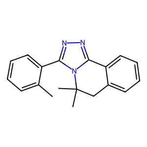 5,5-dimethyl-3-(2-methylphenyl)-6H-[1,2,4]triazolo[3,4-a]isoquinoline structure