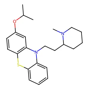 Phenothiazine, 2-isopropoxy-10-(2-(1-methyl-2-piperidyl)ethyl)- structure