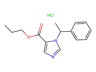 Propoxate hydrochloride structure