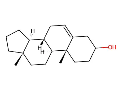 Androst-5-en-3-ol structure