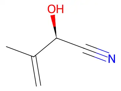 2-羟基-3-甲基丁-3-烯腈 structure