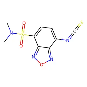 7-N,N-Dimethylaminosulfonyl-4-(2,1,3-benzoxadiazolyl)isothiocyanate structure