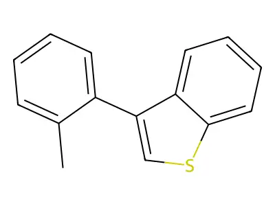 3-(2-Methylphenyl)-1-benzothiophene structure