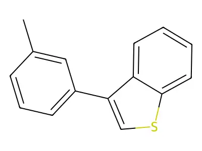 3-(3-Methylphenyl)-1-benzothiophene structure