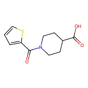 1-(Thiophene-2-carbonyl)-piperidine-4-carboxylic acid structure