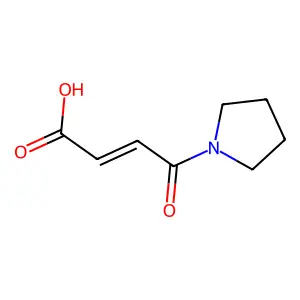 4-氧代-4-(1-吡咯烷基)-2-丁烯酸 structure