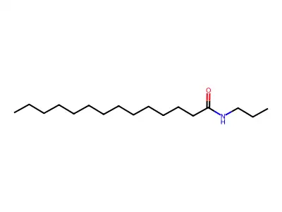N-propyltetradecanamide structure