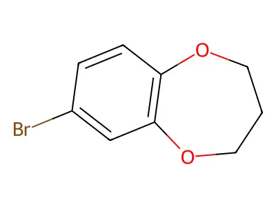 7-Bromo-3,4-dihydro-2H-1,5-benzodioxepine structure