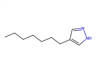 4-Heptyl-1H-pyrazole structure