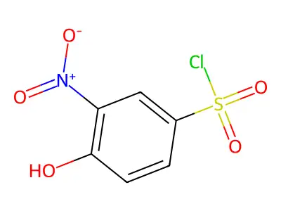 4-Hydroxy-3-nitrobenzene-1-sulfonyl chloride structure