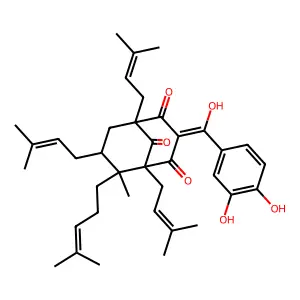 谷特黄酮A structure