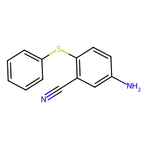 5-Amino-2-(phenylsulfanyl)benzenecarbonitrile structure