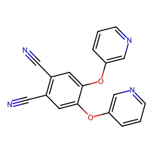 4,5-Di(3-pyridinyloxy)phthalonitrile structure