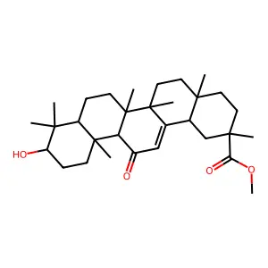 Methyl Glycyrrhetinate structure