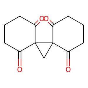 Dispiro[5.0.5.1]tridecane-1,5,8,12-tetrone structure