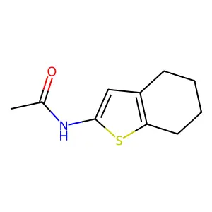 N-(4,5,6,7-Tetrahydrobenzo(b)thien-2-yl)acetamide structure