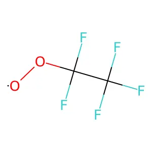 (Pentafluoroethyl)dioxidanyl structure