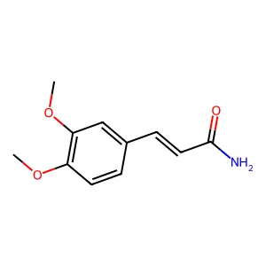 3-(3,4-二甲氧基苯基)丙烯酰胺 structure