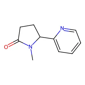 1-甲基-5-(吡啶-2-基)吡咯烷-2-酮 structure