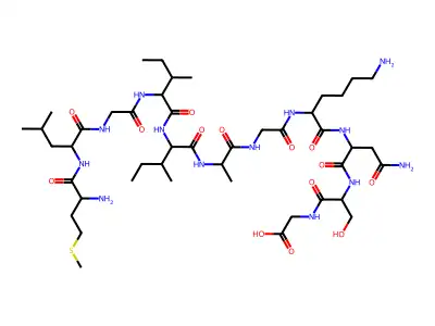 beta-Amyloid (35-25) structure