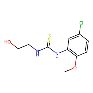 1-(5-Chloro-2-methoxyphenyl)-3-(2-hydroxyethyl)thiourea structure