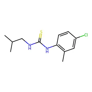 1-(4-Chloro-2-methylphenyl)-3-(2-methylpropyl)thiourea structure