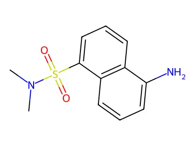 1-Naphthalenesulfonamide, 5-amino-N,N-dimethyl- structure