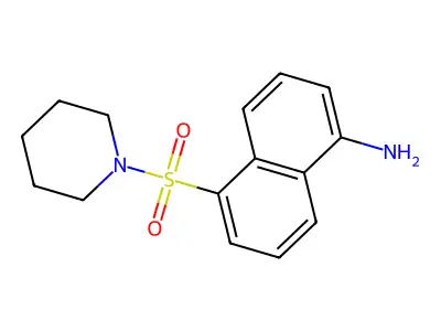 5-Piperidin-1-ylsulfonylnaphthalen-1-amine structure